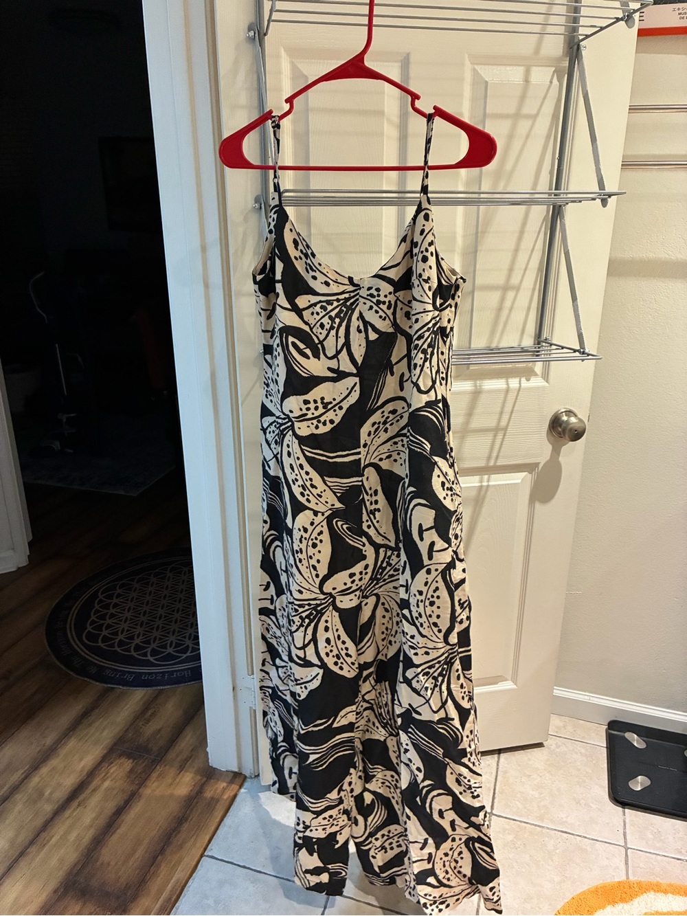 Mixed By Nasrin Wide Leg Linen Jumpsuit